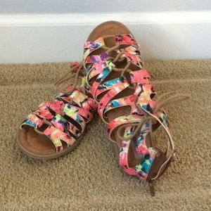 Women's multicolored sandal
